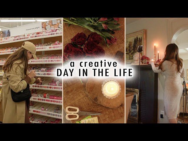 CREATIVE DAY IN THE LIFE: running errands, photoshoots & behind-the-scenes