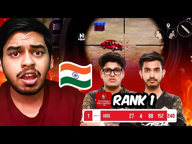 WORLD's GREATEST COMEBACK ?? CONQUEROR RANK 1 TEAM GODL Admino Gaming BEST Moments in PUBG Mobile