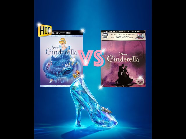 ▶ Comparison of Cinderella 4K (4K DI) HDR10 vs 2019 Edition