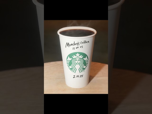 Free Starbucks coffee on 02/10/25