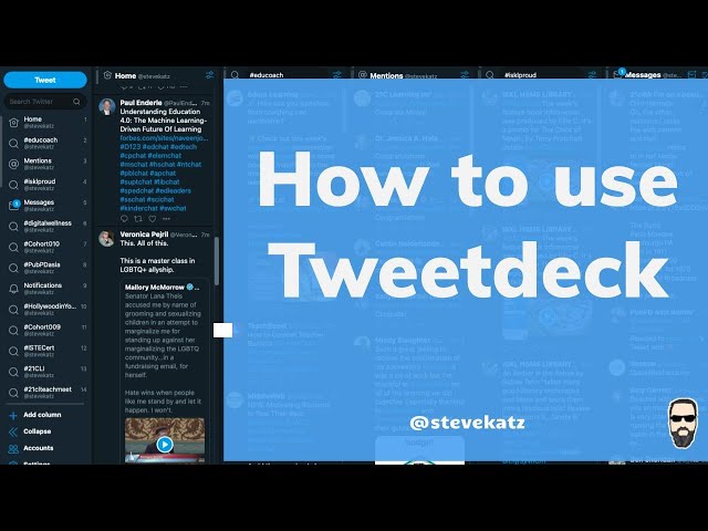 How to use Tweetdeck