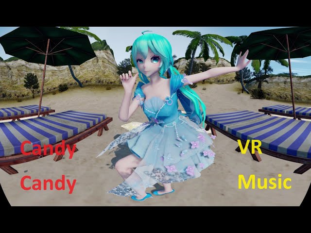 MMD VR180 [Candy Candy] Miku