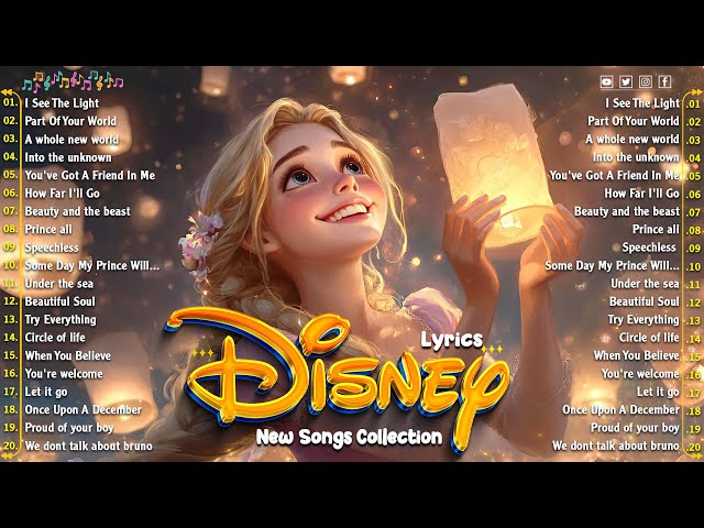 Disney Soundtracks With Lyrics 👛 Walt Disney's Best Classic Movie Soundtracks 💦 Disney Songs