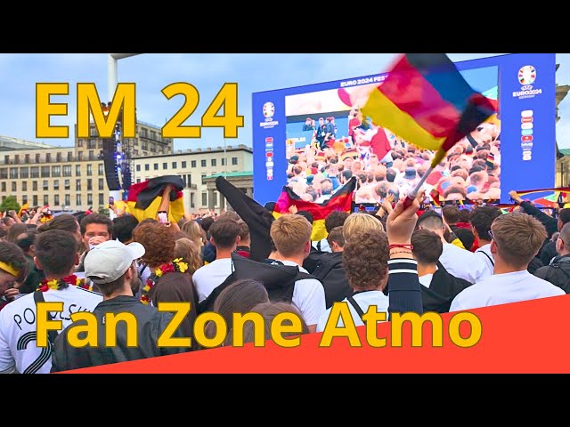 EM24 Fan Zone Berlin, Germany - Scotland 5-1 ⚽️ Das erste Spiel, die Atmosphäre 🇩🇪🏴󠁧󠁢󠁳󠁣󠁴󠁿