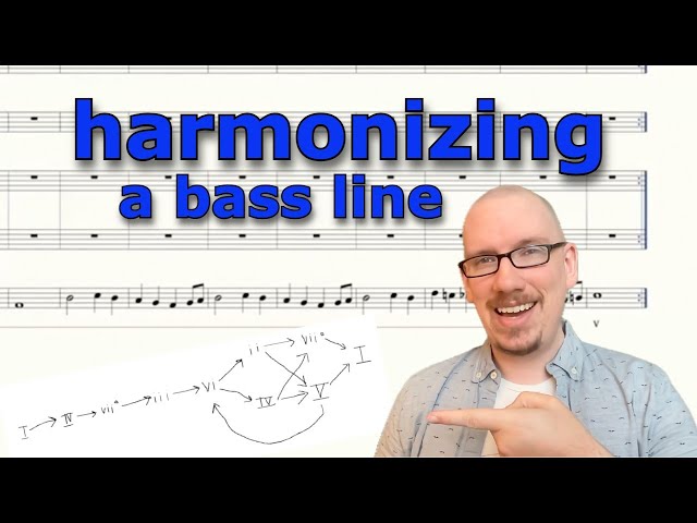 Harmonizing a Bass Line: Music Theory Class