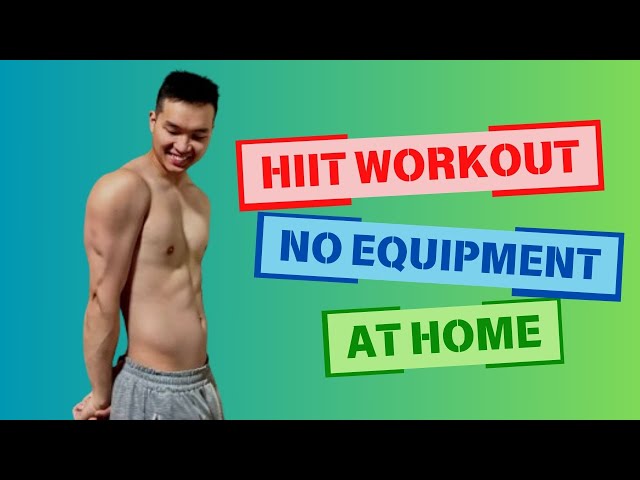 Home Cardio HIIT Workout – No Equipment Needed