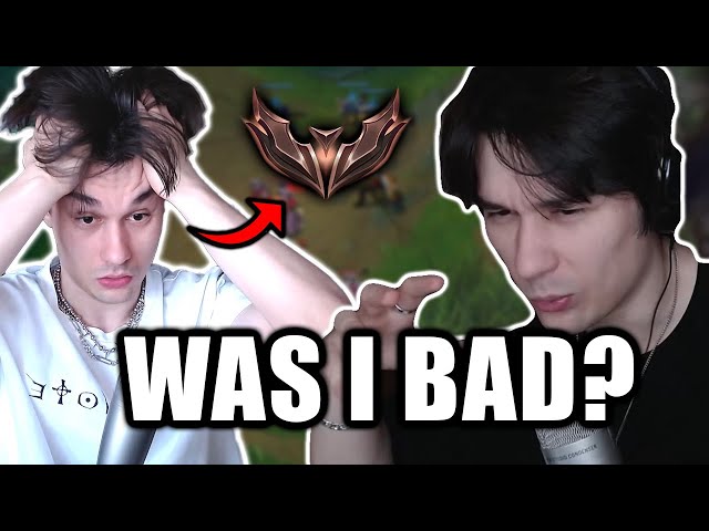 Master reacts to when he was in bronze (League of legends)