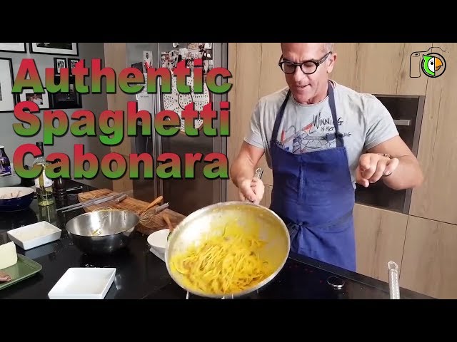 Authentic Spaghetti Carbonara Recipe from Italian Chef