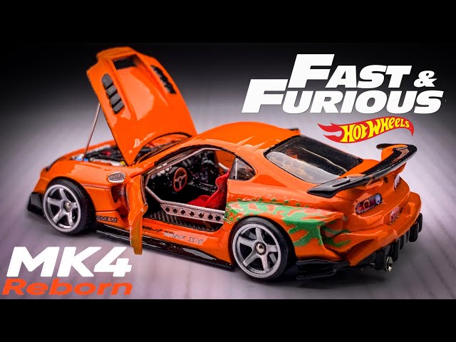 Fast and Furious Toyota Supra MK4 Reborn Hot Wheels Custom