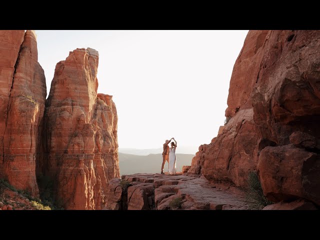 Sedona Hiking Adventure Elopement Film // Sedona Wedding Videographer