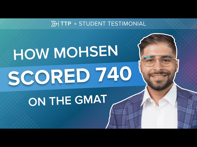 Improved GMAT Score by 160 Points From 580 to 740