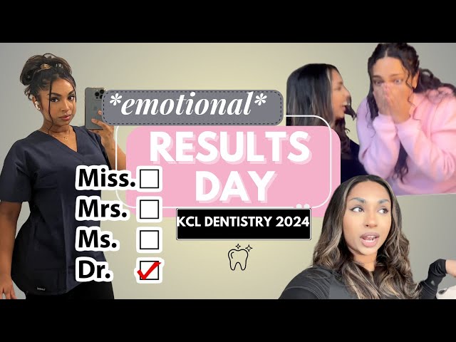 DENTAL SCHOOL RESULTS REACTION *EMOTIONAL*