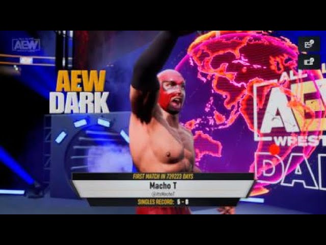 AEW DARK MACHO T CHALLENGE RICKY STARK TO A TITLE MATCH!!!!!!!!!!!!!