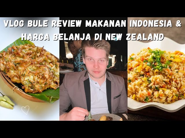 SUAMI BULE REVIEW MAKANAN INDO & VLOG BELANJAAN DI NEW ZEALAND😱 #vlog #bule #review #indonesia #nz