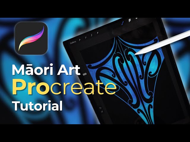 Procreate Māori Pattern Drawing Process  | Design and Follow Along