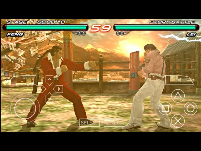 Tekken 6 - Feng Wei | Story Battle | PSP Game | PPSSPP Emulator Android Game Play