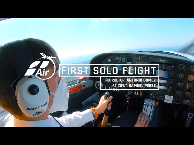 Así es el PRIMER VUELO SOLO de un piloto | First Solo Flight | One Air