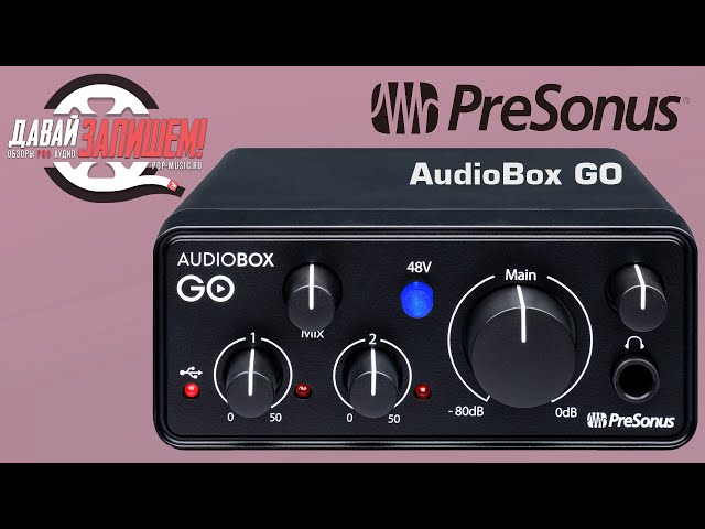 [Eng Sub] PRESONUS AudioBox GO compact audio interface