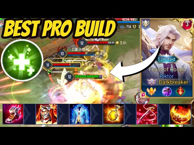 RIKTOR BEST PRO BUILD IN VIETNAM THAILAND TAIWAN | AoV | 傳說對決 | RoV | Liên Quân Mobile