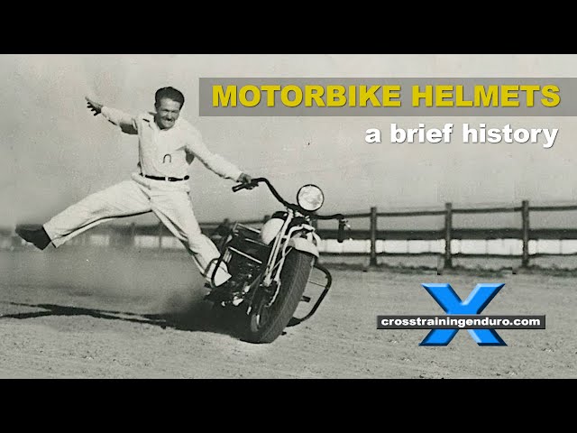 A brief (and bizarre) history of motorbike helmets!︱Cross Training Enduro