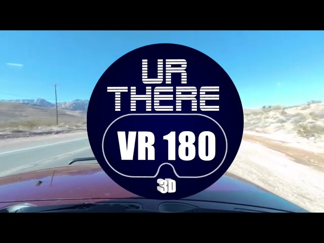 Drive near Red Rock Las Vegas in VR180 3D. Oculus HTC vive Playstation VR