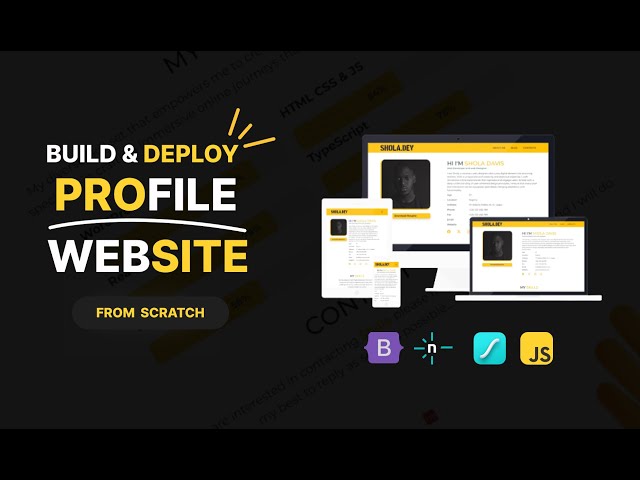 Build a Responsive Profile Website with Bootstrap 5 & JavaScript Part 4 - Setup [Pidgin English]