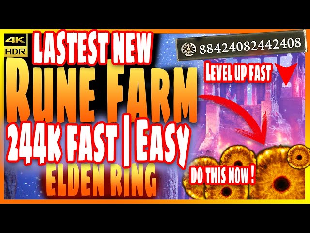 ELDEN RING RUNE FARM GLITCH - 244K RUNES | FAST & EASY