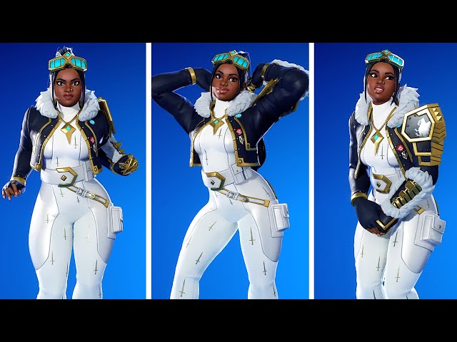 FORTNITE *NEW* JAINA SKIN FULLY SHOWCASE