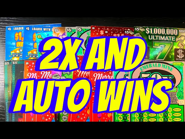 2X and Auto Wins - Mass Lottery Scratch Tickets