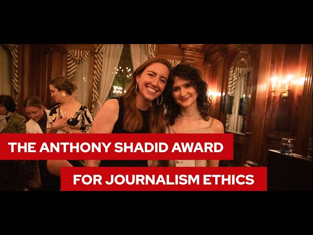 2024 Finalists for the Anthony Shadid Award for Journalism Ethics