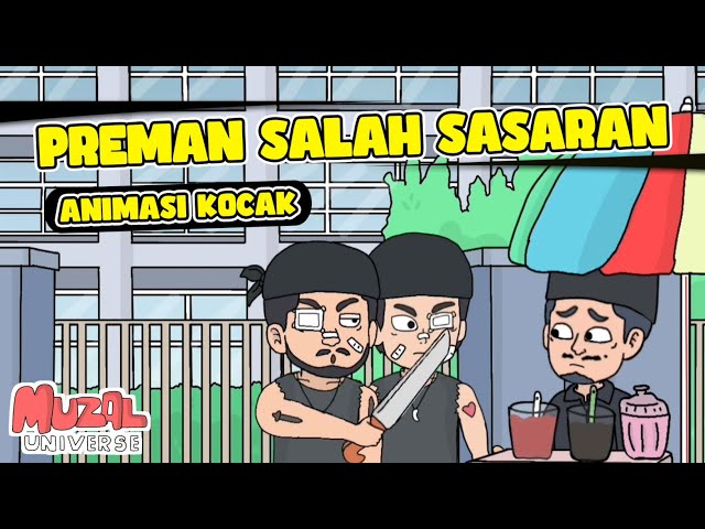 Preman Salah Sasaran |  Film Animasi Indonesia Lucu Dan Seru