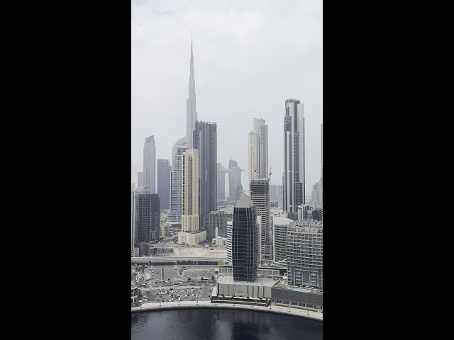 Capturing Dubai’s Iconic Skyline at Dawn 🏙️✨ #DubaiViews #CityScape #Travel #Fyp