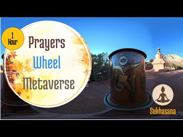 Metaverse 4k Virtual Reality VR Prayer Wheel 360° Meditation