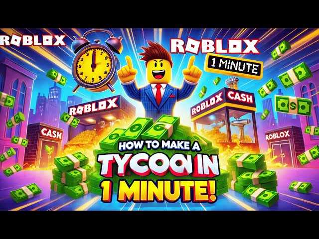 How to create a roblox tycoon in 1 minute