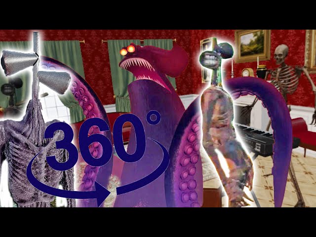 KRAKEN Theme / Siren Head Dance / VR VIDEO 360°