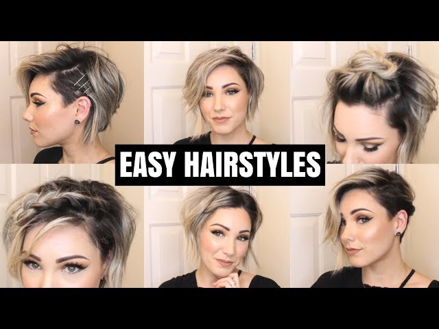 EASY HAIRSTYLES FOR SHORT HAIR | CHLOE BROWN