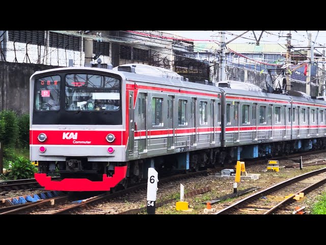 Stasiun Bogor: Kompilasi KRL Commuter Line [4K] | JR 205, Tokyo Metro 6000, Tokyu 8500