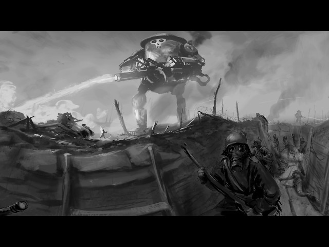 "Flammenwerfers!" 360 VR Panorama sketch