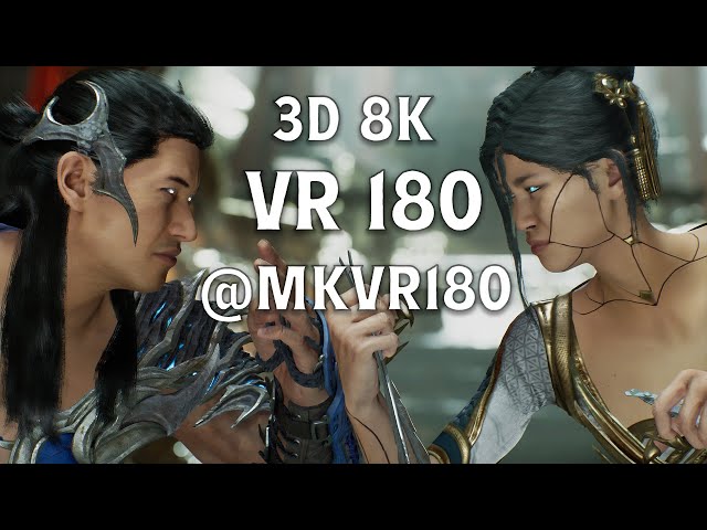 Mortal Kombat VR: Liu Kang vs Kitana (VR180 8K 3D Battle) | Epic Virtual Fight Scene (MQVR-15A)