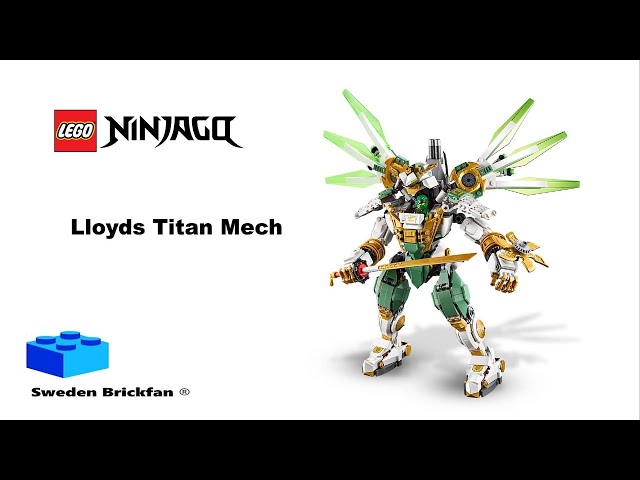 LEGO Ninjago 70676 Lloyd´s Titan Mech Speed Build Set Review