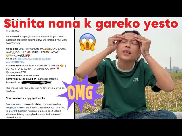 SUNITA NANA YO TA ATTI VAYO😡CHANNEL LAI ATTACK!😱// GARI KHANA DEW 🙏//bebo_vlog🌍🥀❤️