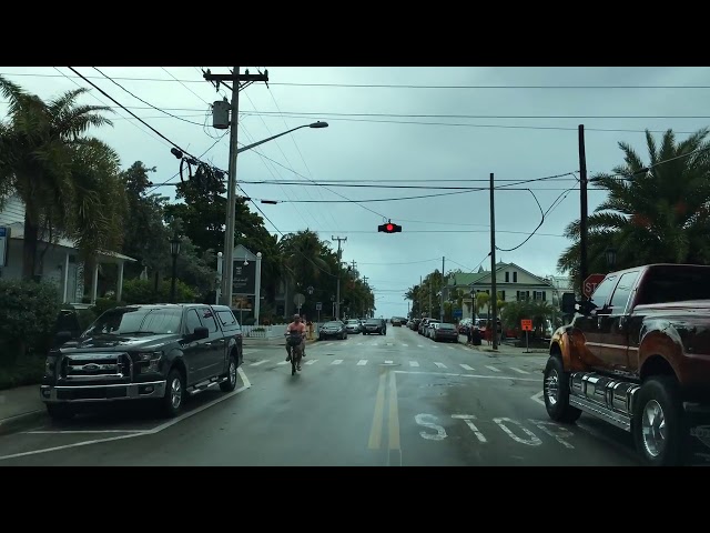 65 Driving Downtown   Key West 4K   Florida USA