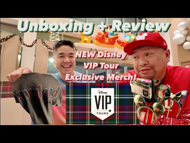 EXCLUSIVE NEW Disney VIP Tour Merchandise - Unboxing & Review: Pins + Loungefly + Apparel