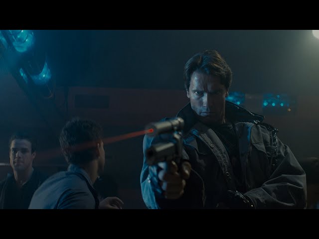 The Terminator 1984 Club Shootout scene 4K HDR Mono