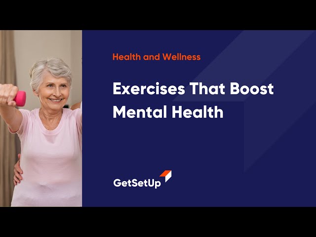 Exercises that Boost Mental Health, Classes designed for older adults