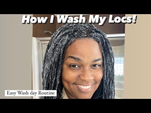 My Loc Wash Day Routine! |loc wash day |loc journey |how to wash locs