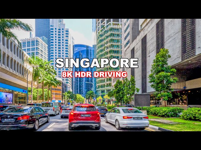 8K HDR - Driving In Singapore | Orchard Road | River Valley | Downtown Core 🇸🇬🚘