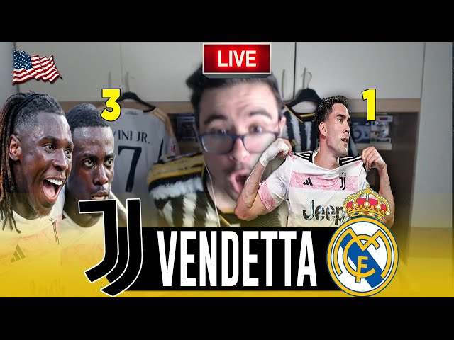 IMPAZZISCO PER L'ULTIMO GOL DI VLAHOVIC (?) JUVENTUS REAL MADRID 3-1 | REAZIONE TIFOSO JUVENTINO