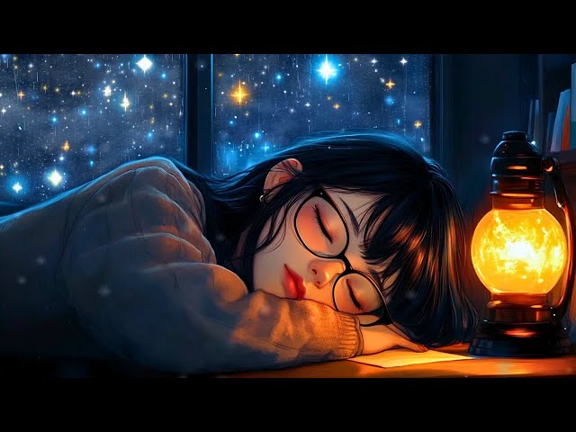 Gentle Night Rain to Relieve Stress, Anxiety And Depression 🎶 Deep Sleep Music to Reduce Insomnia