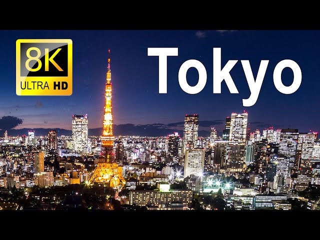 8K Tokyo in Ultra HD HDR – City that Never Sleeps